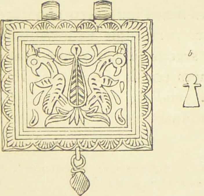 An illustration from La migration des symboles / [Eugène Félicien Albert Goblet d'Alviella]., 1891, leaf 267