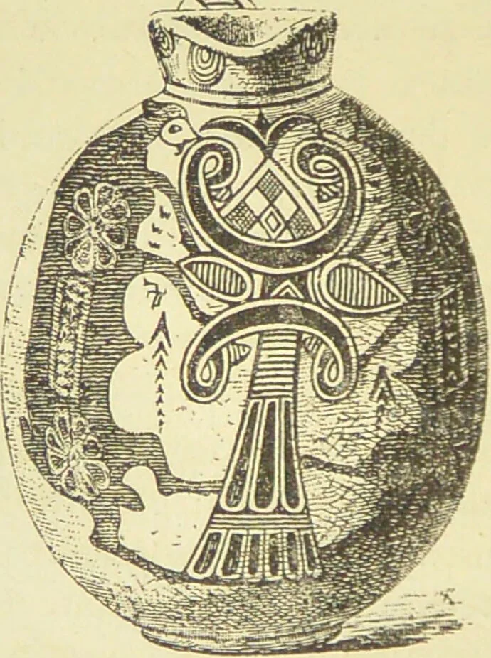 An illustration from La migration des symboles / [Eugène Félicien Albert Goblet d'Alviella]., 1891, leaf 276