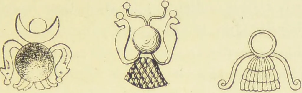 An illustration from La migration des symboles / [Eugène Félicien Albert Goblet d'Alviella]., 1891, leaf 305