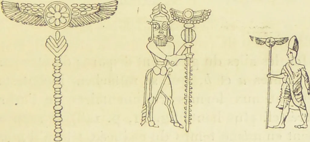 An illustration from La migration des symboles / [Eugène Félicien Albert Goblet d'Alviella]., 1891, leaf 307