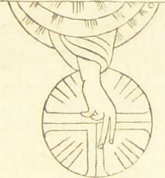An illustration from La migration des symboles / [Eugène Félicien Albert Goblet d'Alviella]., 1891, leaf 43