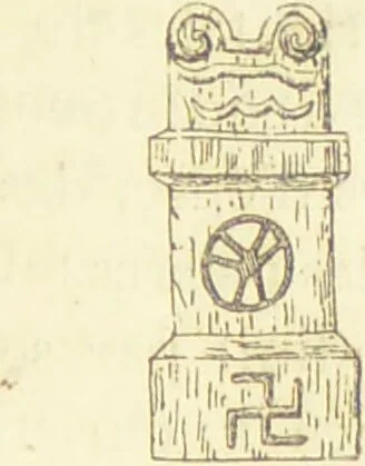 An illustration from La migration des symboles / [Eugène Félicien Albert Goblet d'Alviella]., 1891, leaf 59