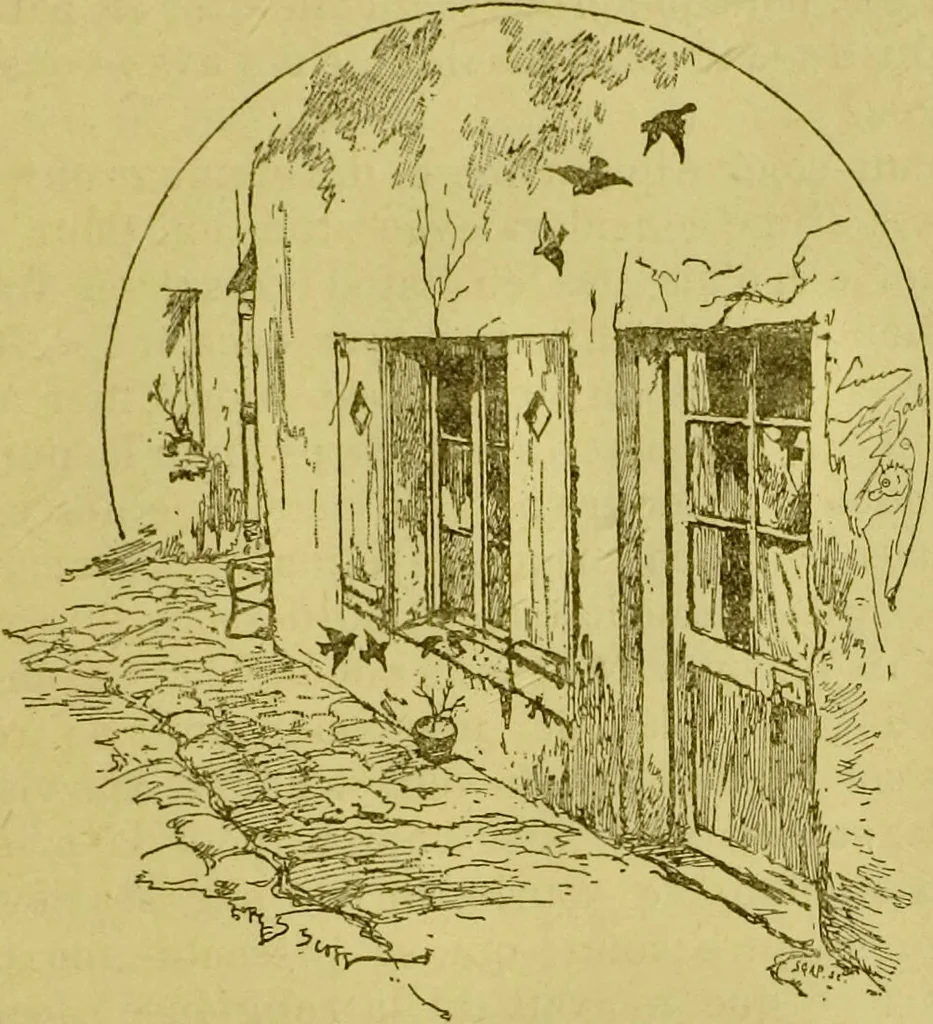 An illustration from La magie et l'hypnose : recueil de faits et d'expériences justifiant et prouvant les enseignements de l'occultisme / par Papus ; avec dessins de Ange Bossard, L. Bouchet, L. de Waldner et L. Delfosse., 1897, leaf 287