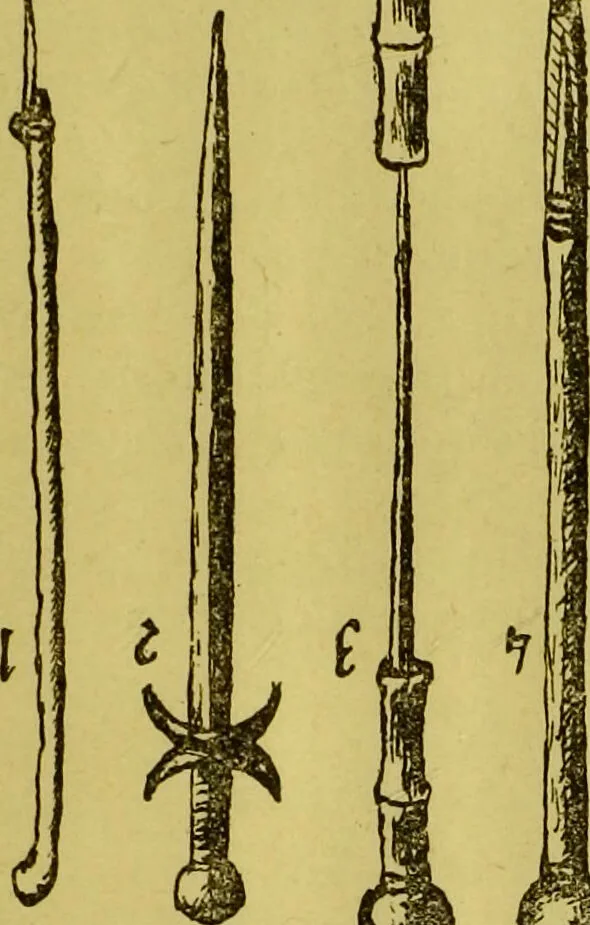 An illustration from La magie et l'hypnose : recueil de faits et d'expériences justifiant et prouvant les enseignements de l'occultisme / par Papus ; avec dessins de Ange Bossard, L. Bouchet, L. de Waldner et L. Delfosse., 1897, leaf 395