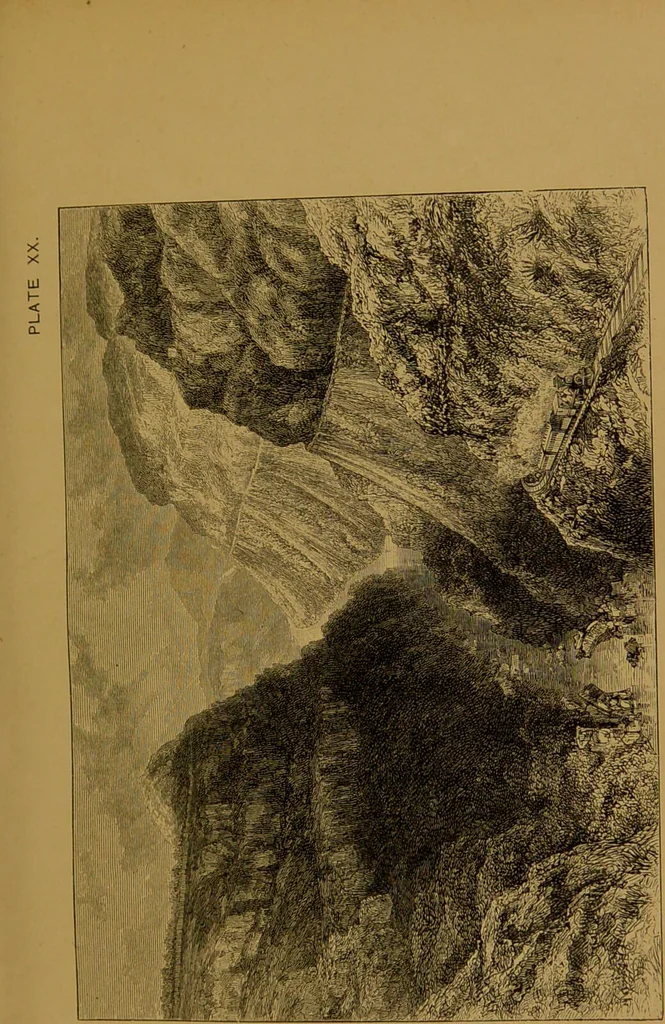 An illustration from Mexico to-day : a country with a great future, and a glance at the prehistoric remains and antiquities of the Montezumas / by Thomas Unett Brocklehurst ; with coloured plates and illustrations from sketches by the author., 1883, leaf 213