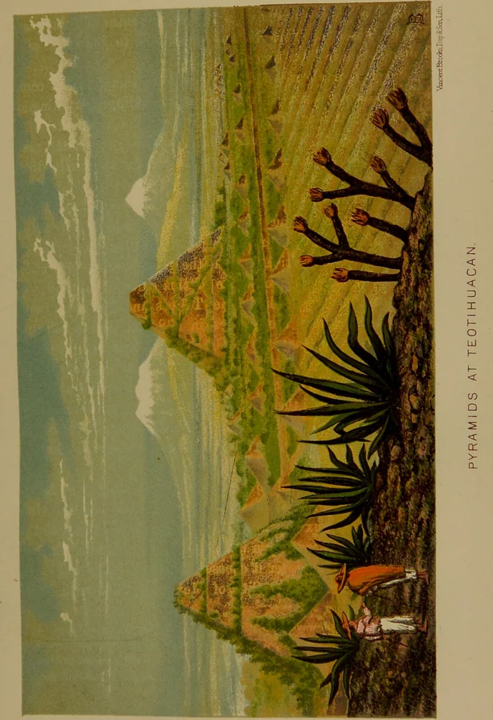An illustration from Mexico to-day : a country with a great future, and a glance at the prehistoric remains and antiquities of the Montezumas / by Thomas Unett Brocklehurst ; with coloured plates and illustrations from sketches by the author., 1883, leaf 237
