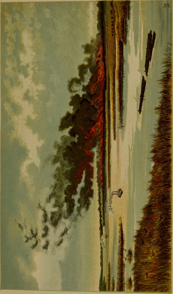 An illustration from Mexico to-day : a country with a great future, and a glance at the prehistoric remains and antiquities of the Montezumas / by Thomas Unett Brocklehurst ; with coloured plates and illustrations from sketches by the author., 1883, leaf 27