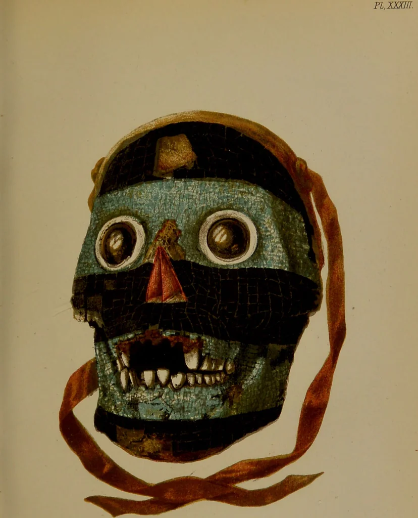 An illustration from Mexico to-day : a country with a great future, and a glance at the prehistoric remains and antiquities of the Montezumas / by Thomas Unett Brocklehurst ; with coloured plates and illustrations from sketches by the author., 1883, leaf 277