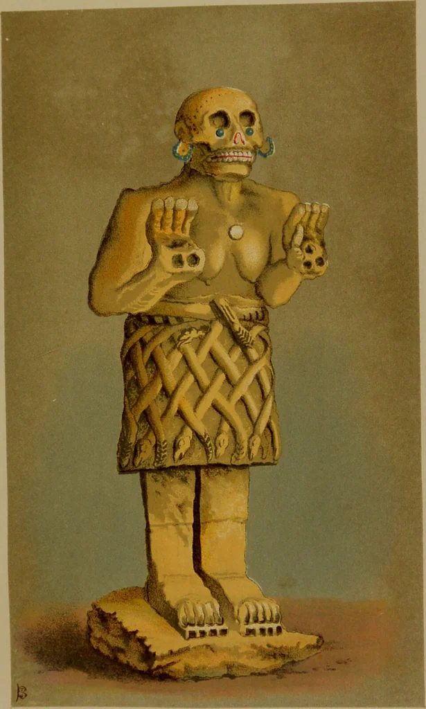 An illustration from Mexico to-day : a country with a great future, and a glance at the prehistoric remains and antiquities of the Montezumas / by Thomas Unett Brocklehurst ; with coloured plates and illustrations from sketches by the author., 1883, leaf 371