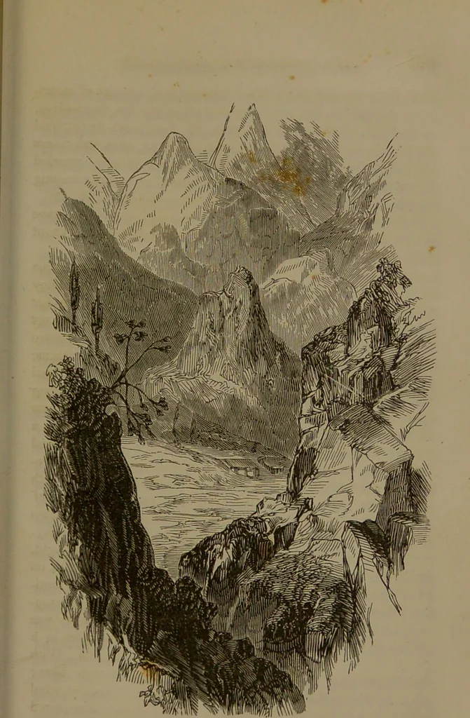 An illustration from The life of Col. John Charles Fremont, and his narrative of explorations and adventures, in Kansas, Nebraska, Oregon and California / the memoir by Samuel M. Smucker., 1856, leaf 419