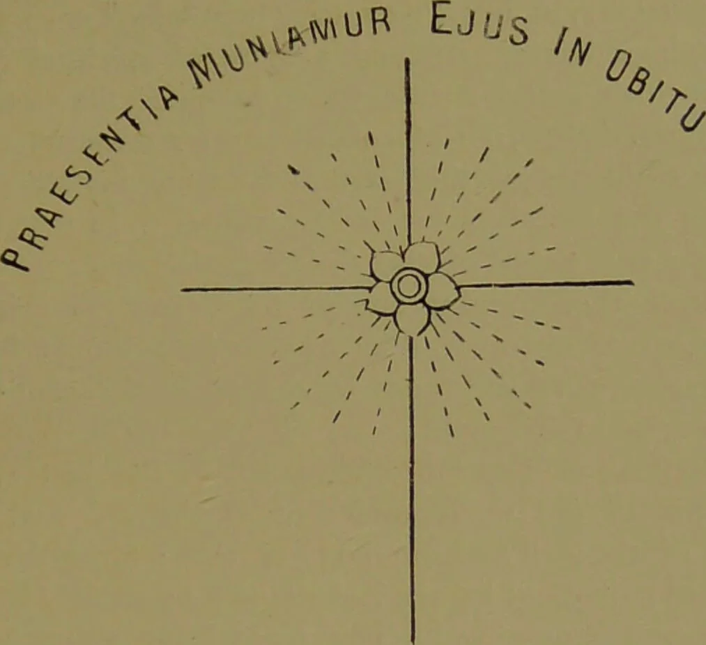 An illustration from In the pronaos of the temple of wisdom : containing the history of the true and the false Rosicrucians : with an introduction into the mysteries of the hermetic philosophy / Franz Hartmann., 1890, leaf 105