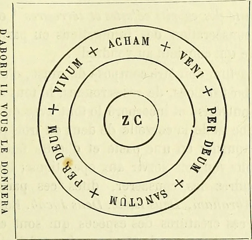 An illustration from Curiosités des sciences occultes / par P.L. Jacob, bibliophile [pseud.]., 1885, leaf 345