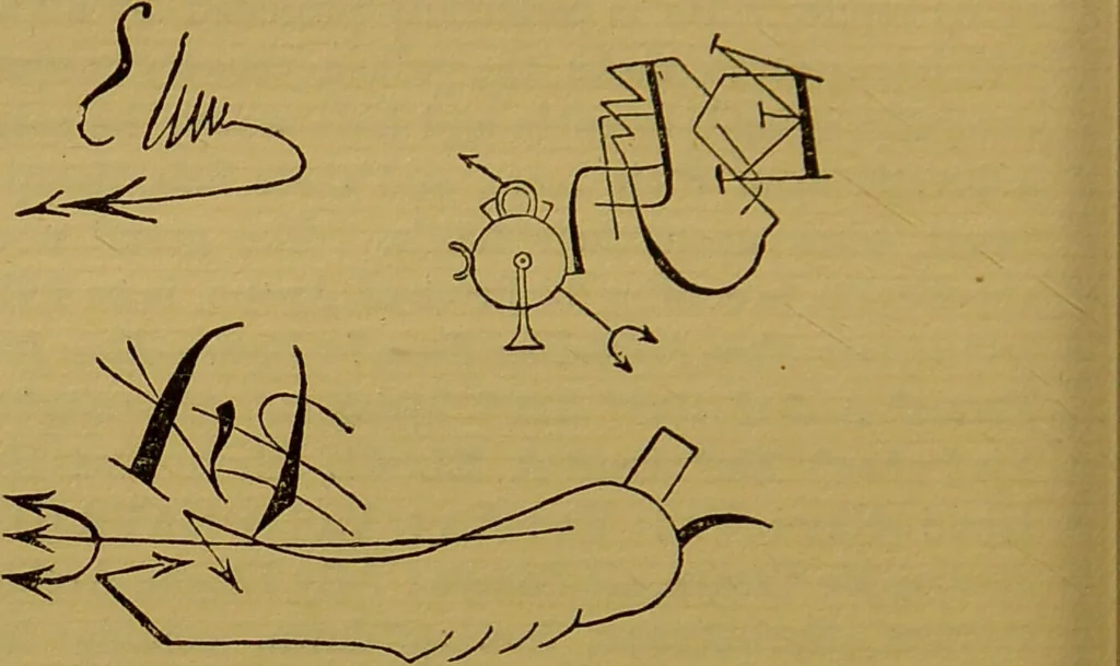 An illustration from Transcendental magic : its doctrine and ritual / by Eliphas Lévi [pseud.] ; a complete translation of "Dogme et rituel de la haute magie" with a biographical preface by Arthur Edward Waite., 1896, leaf 334