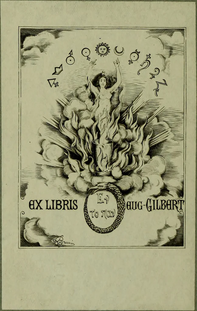 An illustration from L'or et la transmutation des métaux / par G. Théodore Tiffereau ; mémoires et conférences précédés de Paracelse et l'alchimie au XVIe siècle / par M. Franck., 1889, leaf 2
