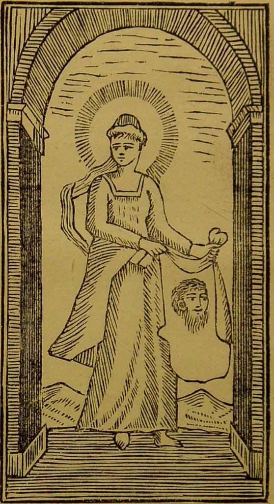 An illustration from Les secrets merveilleux de la magie naturelle du petit Albert : tirés de l'ouvrage latin intitulé: Alberti Parvi Lucii, Libellus de mirabilibus naturae arcanis, et d'autres ecrivains philosophes. Enrichis de figures mystérieuses, d'astrologie, physionomie, etc., etc., 1868, leaf 10