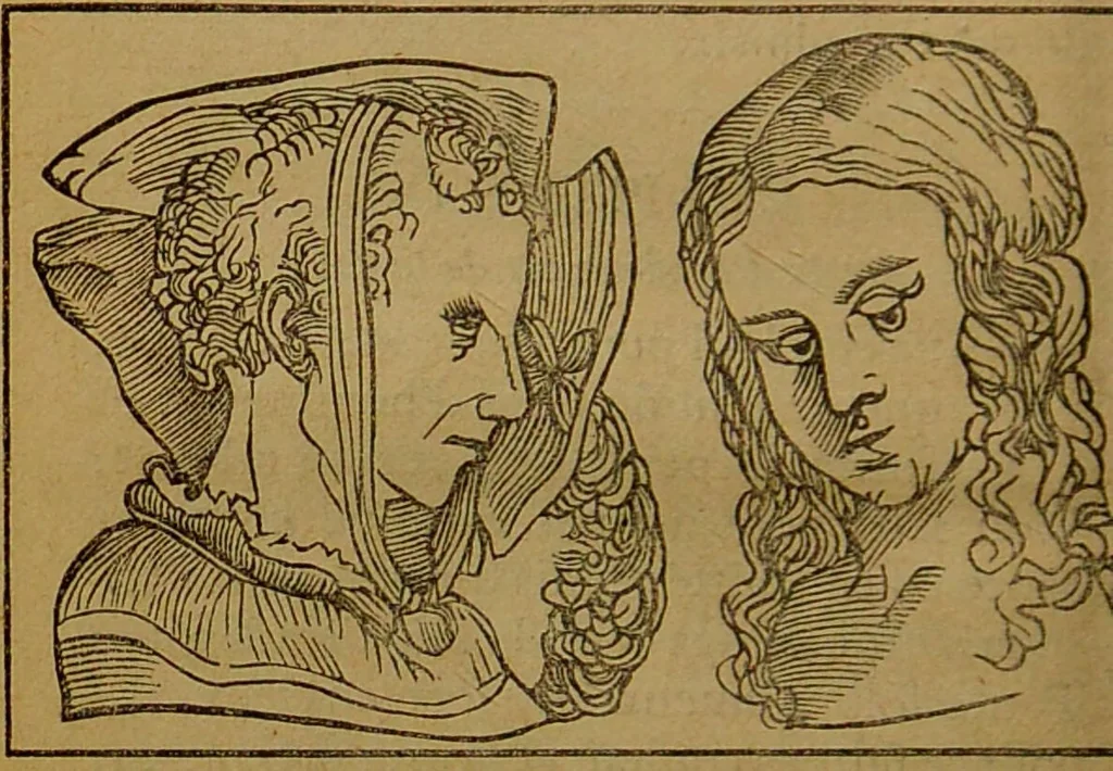 An illustration from Les secrets merveilleux de la magie naturelle du petit Albert : tirés de l'ouvrage latin intitulé: Alberti Parvi Lucii, Libellus de mirabilibus naturae arcanis, et d'autres ecrivains philosophes. Enrichis de figures mystérieuses, d'astrologie, physionomie, etc., etc., 1868, leaf 48