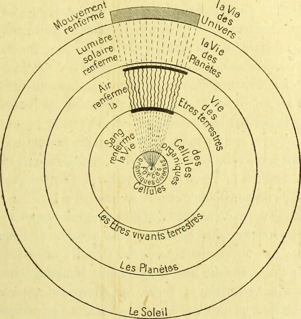 An illustration from Traité méthodique de science occulte / par Papus ; lettre-préface de Ad. Franck., 1891, leaf 185