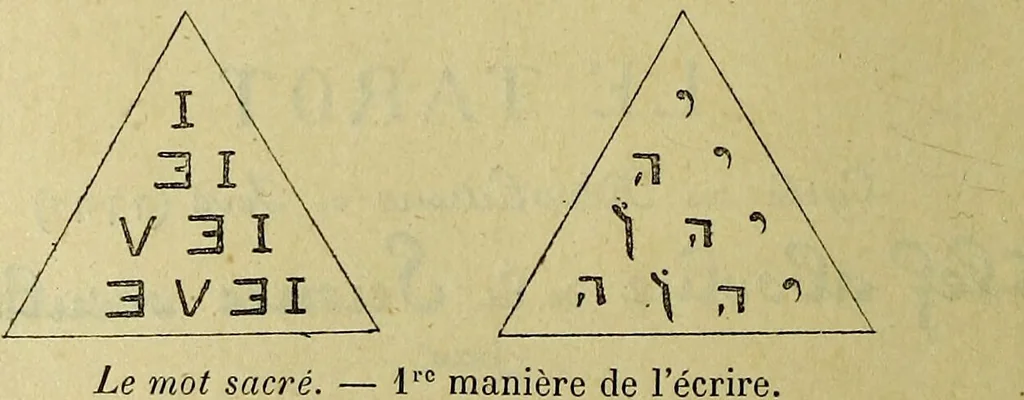 An illustration from Traité méthodique de science occulte / par Papus ; lettre-préface de Ad. Franck., 1891, leaf 556