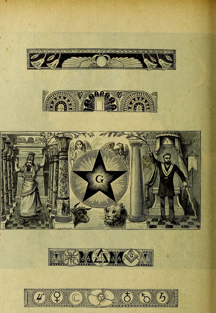 An illustration from Traité méthodique de science occulte / par Papus ; lettre-préface de Ad. Franck., 1891, leaf 994