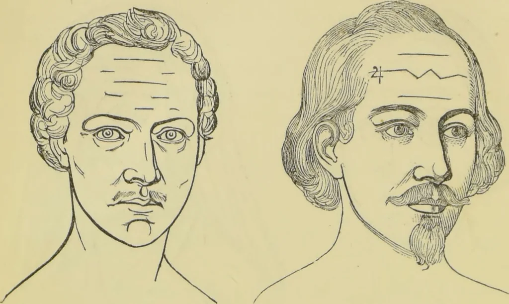 An illustration from The mysteries of astrology, and the wonders of magic : including a history of the rise and progress of astrology, and the various branches of necromancy : together with valuable directions and suggestions relative to the casting of nativities, and predictions by geomancy, chiromancy, physiognomy, &c. : also ... narratives, anecdotes, &c. illustrative of the marvels of witchcraft, spiritual phenomena, and the results of supernatural influence / by C.W. Roback., 1854, leaf 130