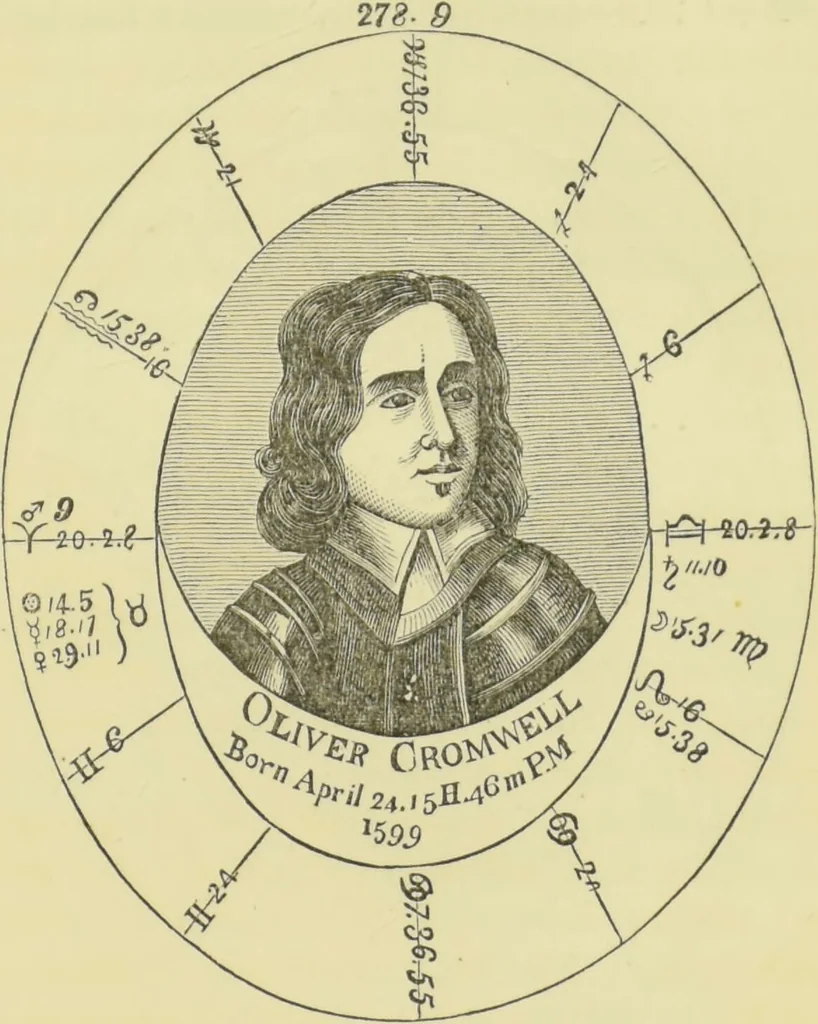 An illustration from The mysteries of astrology, and the wonders of magic : including a history of the rise and progress of astrology, and the various branches of necromancy : together with valuable directions and suggestions relative to the casting of nativities, and predictions by geomancy, chiromancy, physiognomy, &c. : also ... narratives, anecdotes, &c. illustrative of the marvels of witchcraft, spiritual phenomena, and the results of supernatural influence / by C.W. Roback., 1854, leaf 83