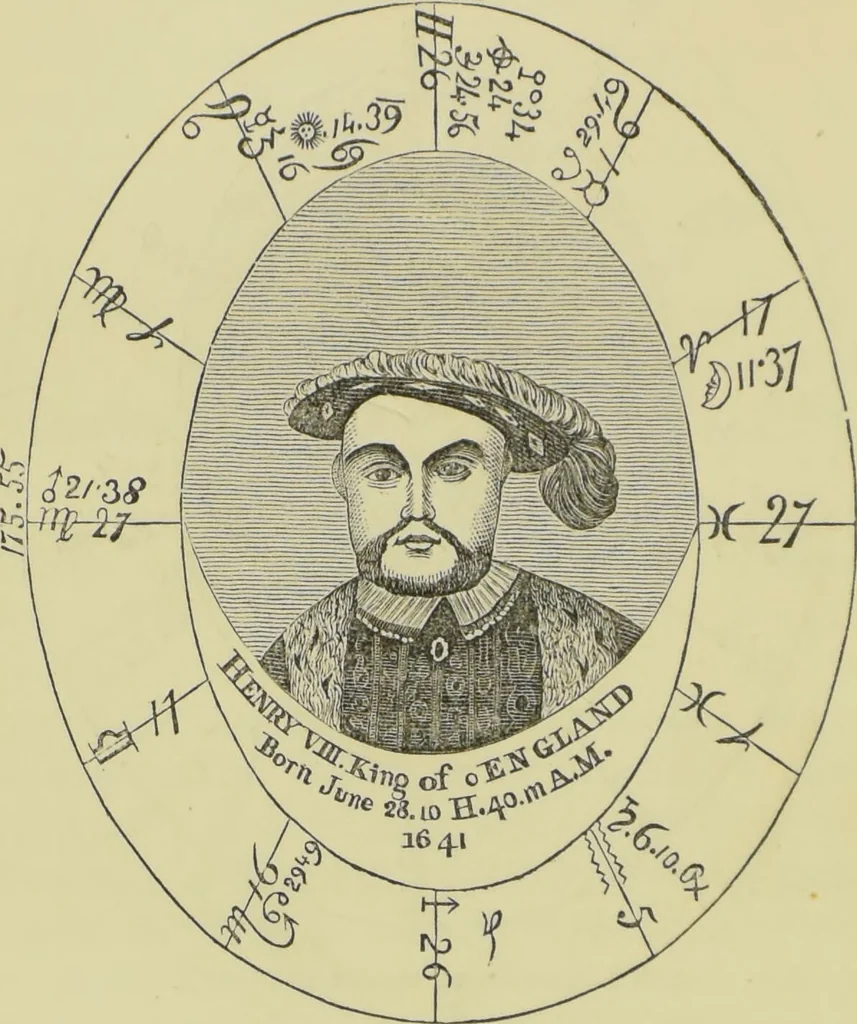 An illustration from The mysteries of astrology, and the wonders of magic : including a history of the rise and progress of astrology, and the various branches of necromancy : together with valuable directions and suggestions relative to the casting of nativities, and predictions by geomancy, chiromancy, physiognomy, &c. : also ... narratives, anecdotes, &c. illustrative of the marvels of witchcraft, spiritual phenomena, and the results of supernatural influence / by C.W. Roback., 1854, leaf 84