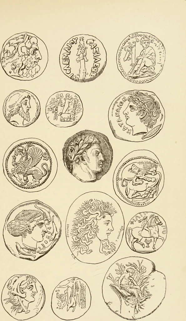 An illustration from The symbolical language of ancient art and mythology : an inquiry / by Richard Payne Knight., 1892, leaf 117