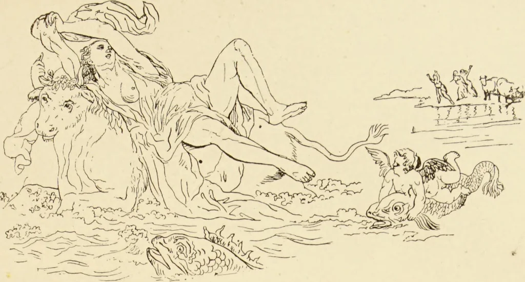 An illustration from The symbolical language of ancient art and mythology : an inquiry / by Richard Payne Knight., 1892, leaf 141