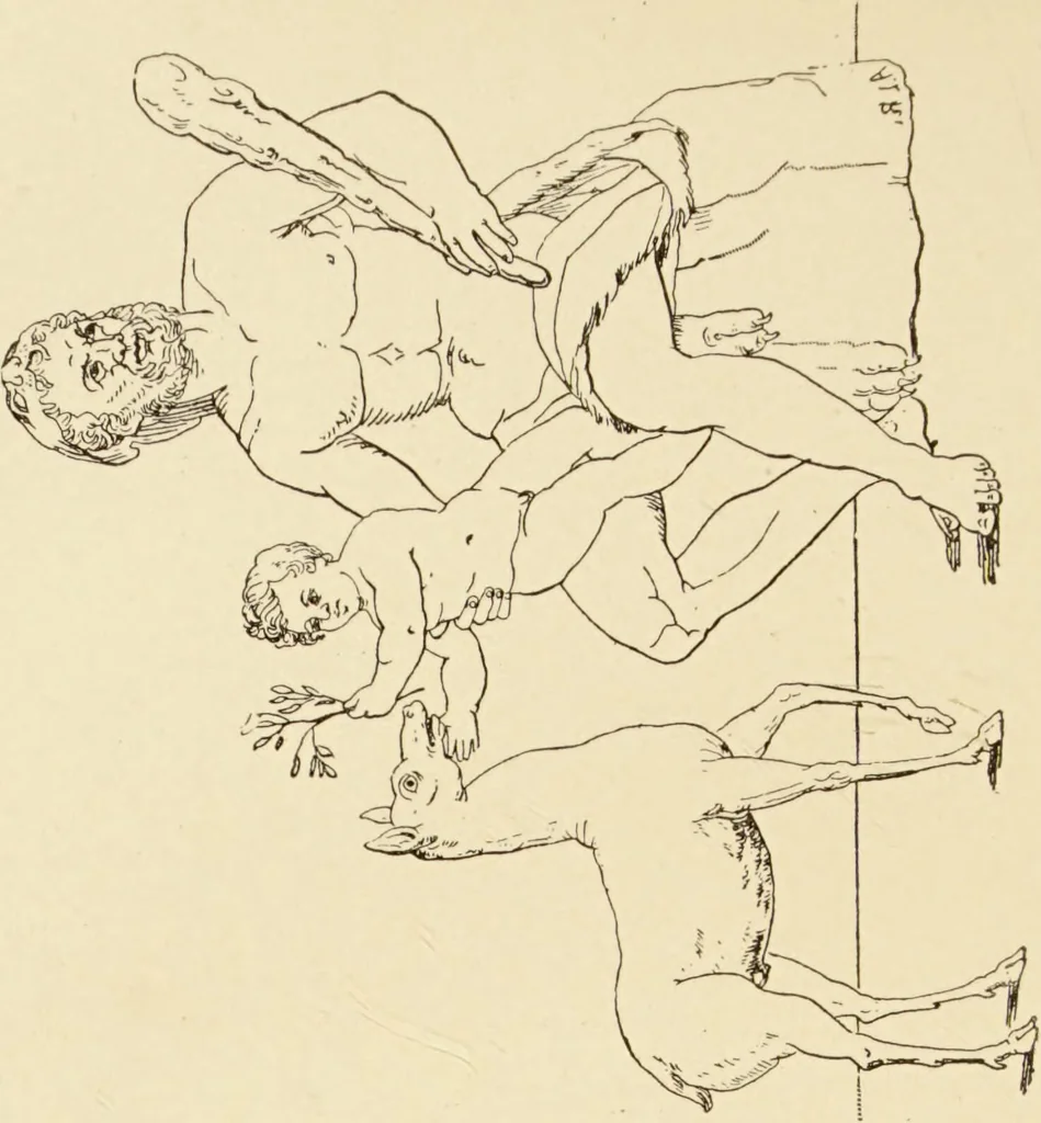 An illustration from The symbolical language of ancient art and mythology : an inquiry / by Richard Payne Knight., 1892, leaf 144
