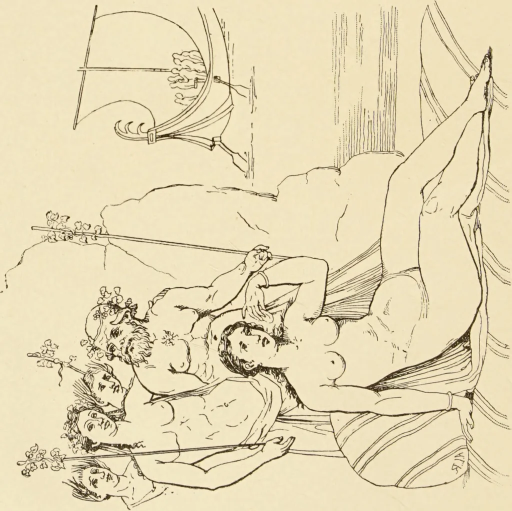 An illustration from The symbolical language of ancient art and mythology : an inquiry / by Richard Payne Knight., 1892, leaf 144
