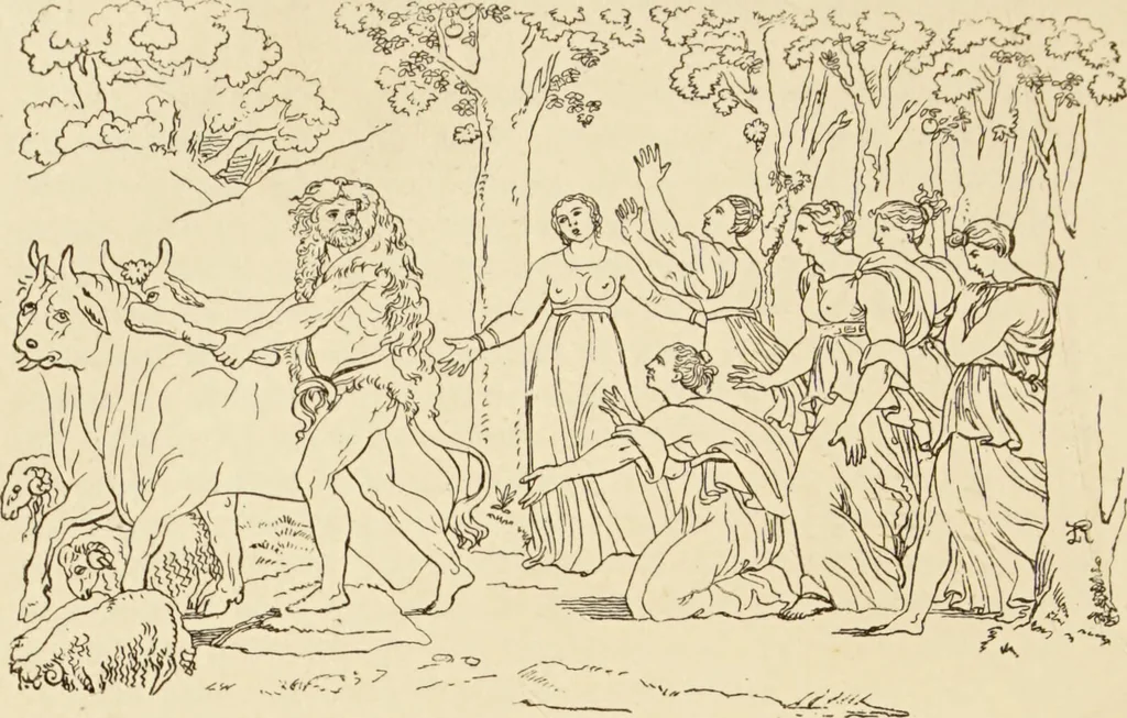 An illustration from The symbolical language of ancient art and mythology : an inquiry / by Richard Payne Knight., 1892, leaf 152