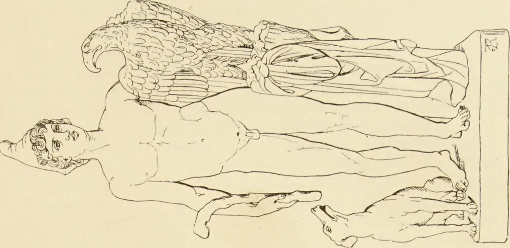 An illustration from The symbolical language of ancient art and mythology : an inquiry / by Richard Payne Knight., 1892, leaf 155