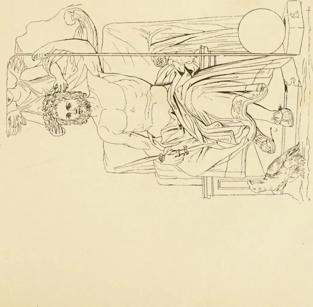 An illustration from The symbolical language of ancient art and mythology : an inquiry / by Richard Payne Knight., 1892, leaf 155
