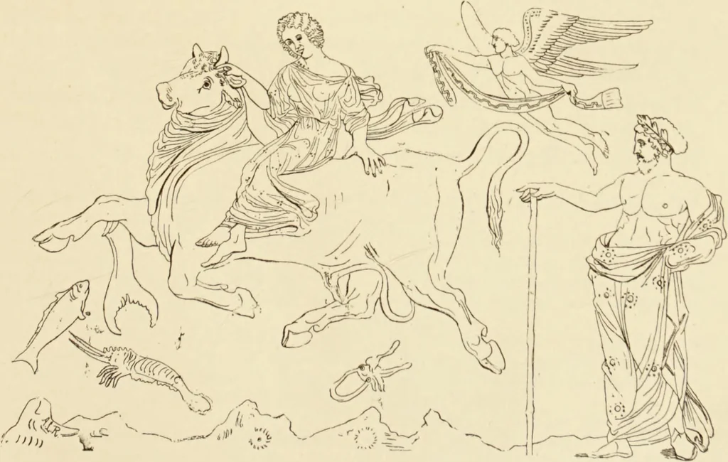 An illustration from The symbolical language of ancient art and mythology : an inquiry / by Richard Payne Knight., 1892, leaf 159