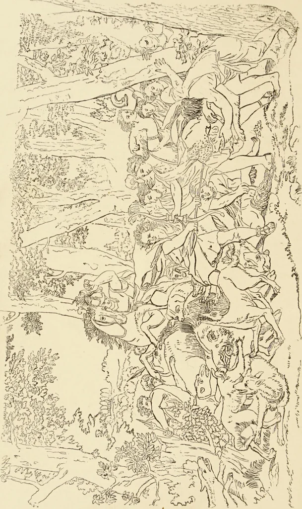 An illustration from The symbolical language of ancient art and mythology : an inquiry / by Richard Payne Knight., 1892, leaf 186