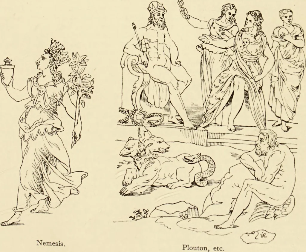 An illustration from The symbolical language of ancient art and mythology : an inquiry / by Richard Payne Knight., 1892, leaf 243