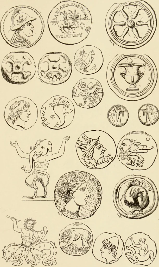 An illustration from The symbolical language of ancient art and mythology : an inquiry / by Richard Payne Knight., 1892, leaf 269