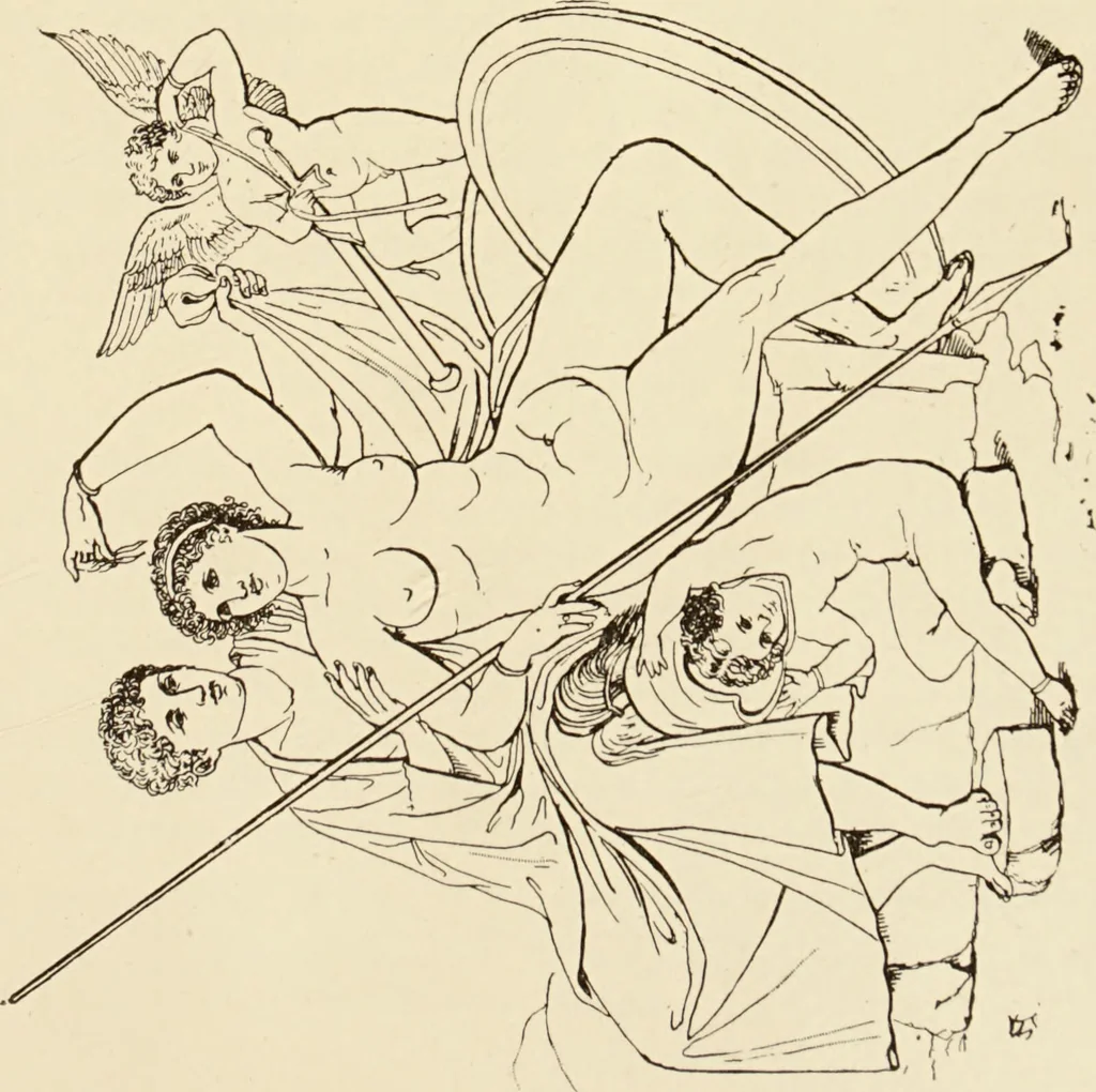 An illustration from The symbolical language of ancient art and mythology : an inquiry / by Richard Payne Knight., 1892, leaf 297
