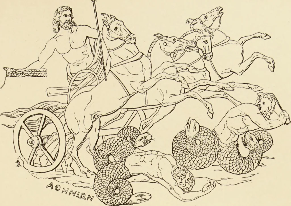 An illustration from The symbolical language of ancient art and mythology : an inquiry / by Richard Payne Knight., 1892, leaf 313