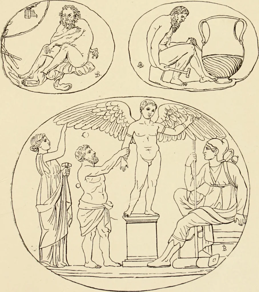 An illustration from The symbolical language of ancient art and mythology : an inquiry / by Richard Payne Knight., 1892, leaf 313