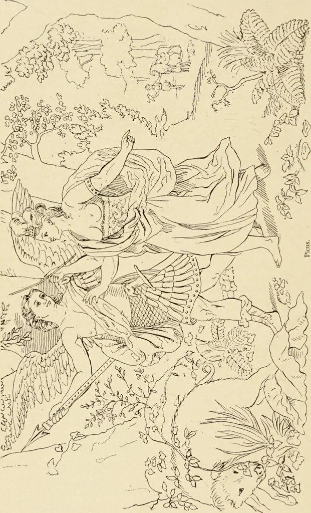 An illustration from The symbolical language of ancient art and mythology : an inquiry / by Richard Payne Knight., 1892, leaf 344