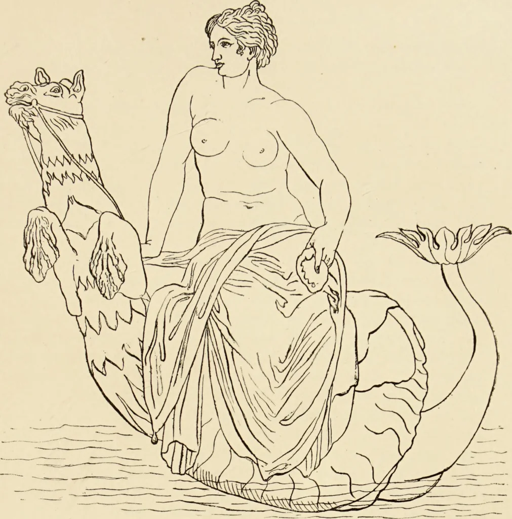 An illustration from The symbolical language of ancient art and mythology : an inquiry / by Richard Payne Knight., 1892, leaf 353