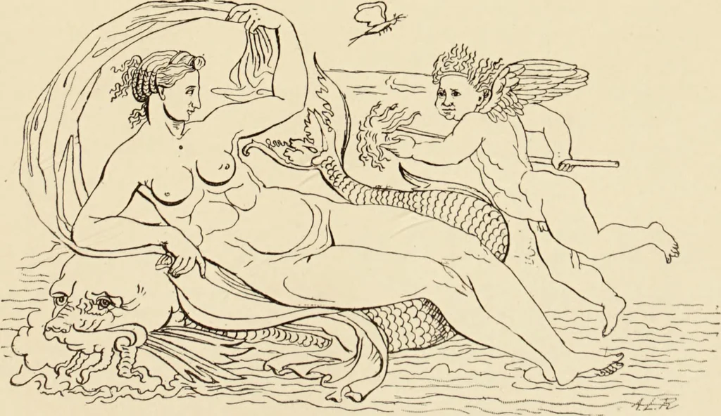 An illustration from The symbolical language of ancient art and mythology : an inquiry / by Richard Payne Knight., 1892, leaf 353