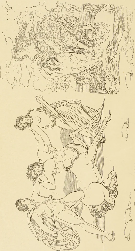 An illustration from The symbolical language of ancient art and mythology : an inquiry / by Richard Payne Knight., 1892, leaf 42