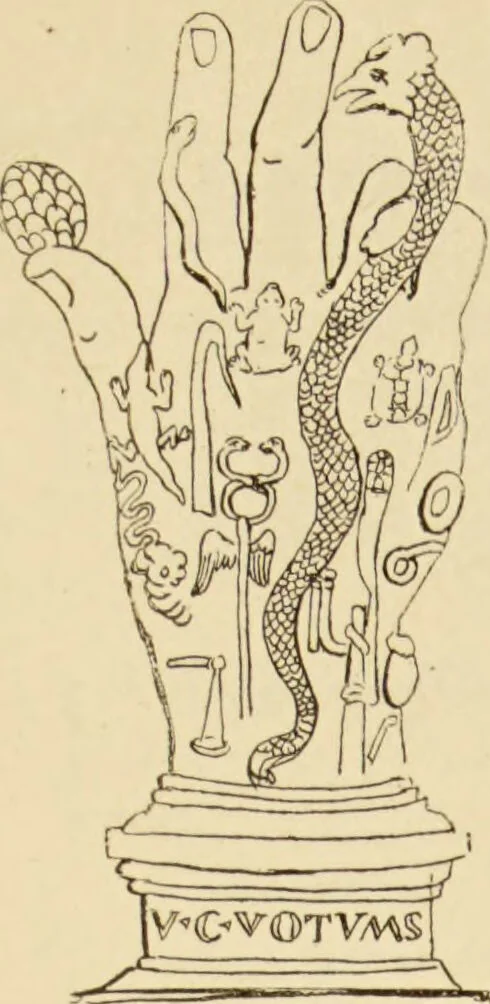 An illustration from The symbolical language of ancient art and mythology : an inquiry / by Richard Payne Knight., 1892, leaf 421