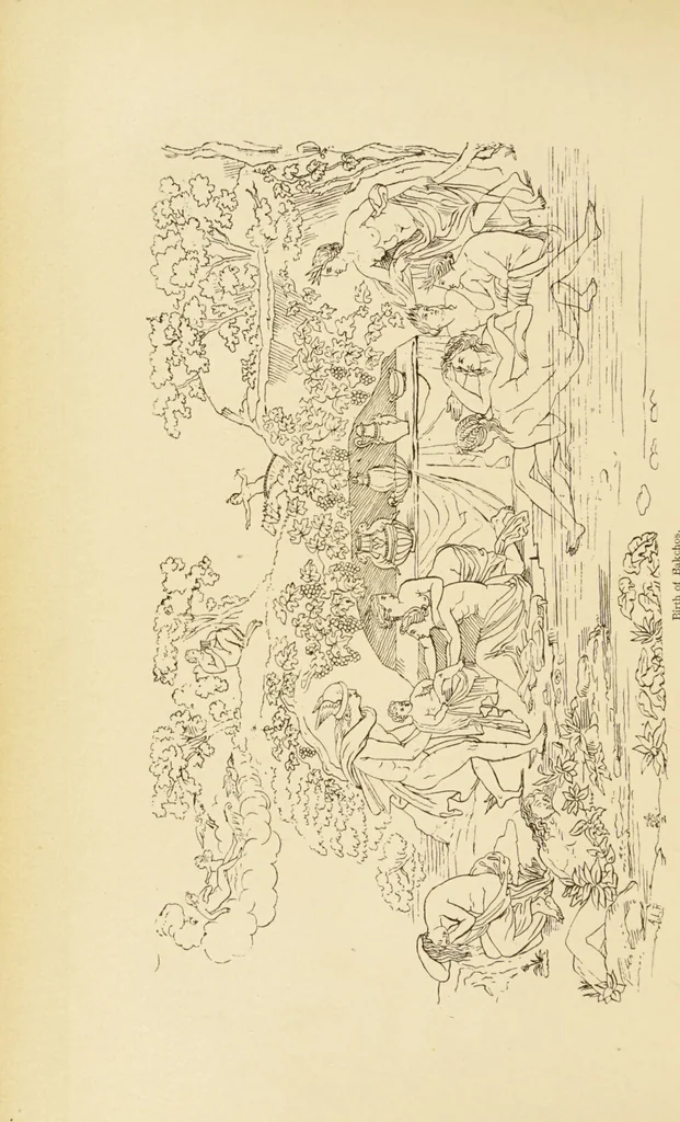 An illustration from The symbolical language of ancient art and mythology : an inquiry / by Richard Payne Knight., 1892, leaf 52