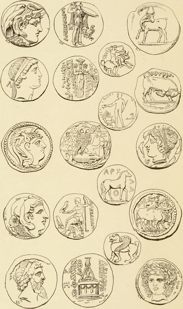 An illustration from The symbolical language of ancient art and mythology : an inquiry / by Richard Payne Knight., 1892, leaf 64