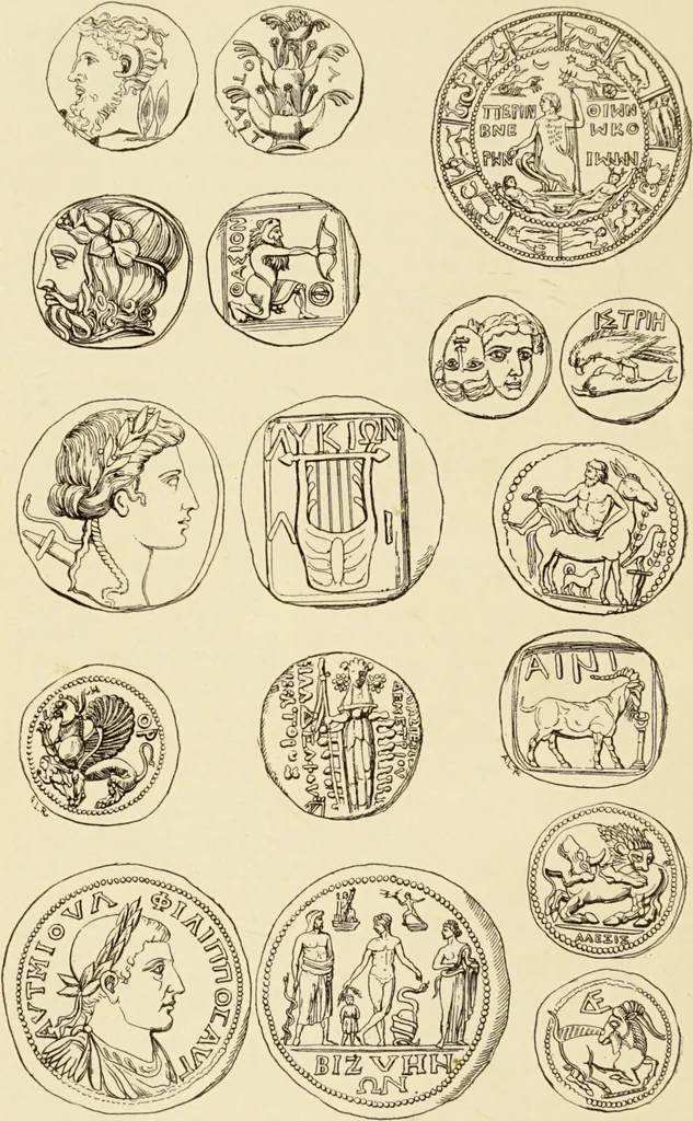 An illustration from The symbolical language of ancient art and mythology : an inquiry / by Richard Payne Knight., 1892, leaf 86