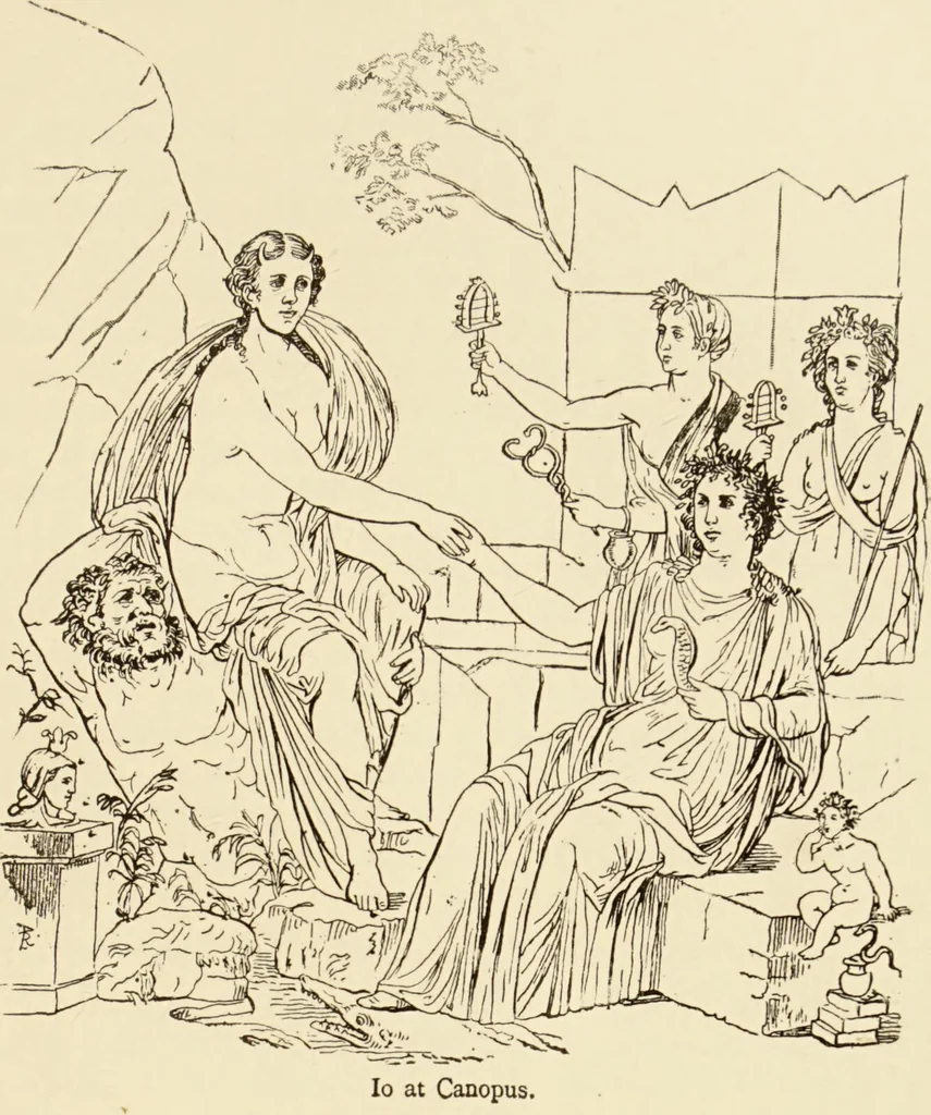 An illustration from The symbolical language of ancient art and mythology : an inquiry / by Richard Payne Knight., 1892, leaf 91