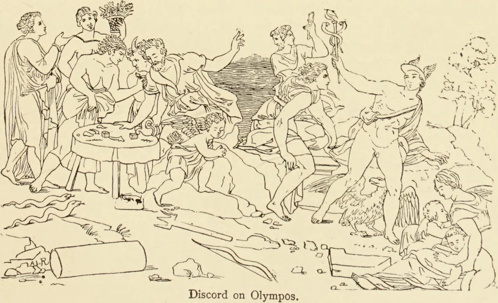 An illustration from The symbolical language of ancient art and mythology : an inquiry / by Richard Payne Knight., 1892, leaf 91